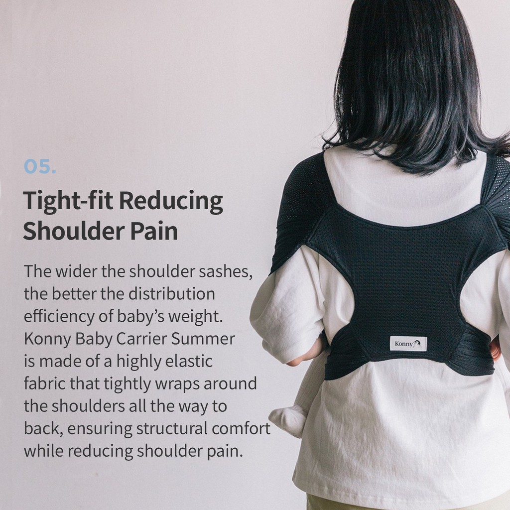 konny baby carrier size