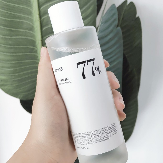 SUHO RECOMMEND】 ANUA HEARTLEAF 77% SOOTHING TONER - 250ML