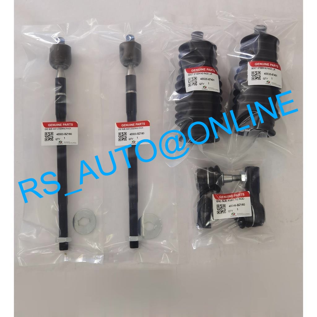 PERODUA AXIA TIE ROD END & RACK END & STEERING BOOT SET (PERODUA OEM