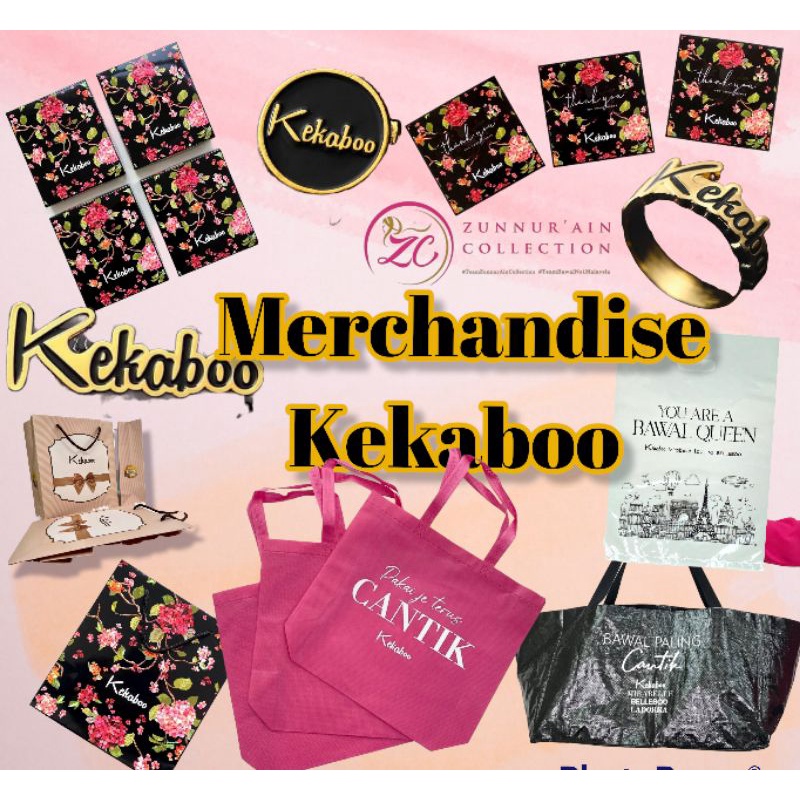 NEW Exclusive Kekaboo Merchandise Paper Bag / Beg Kertas / Gift Box / Kotak Hadiah / Woven Bag