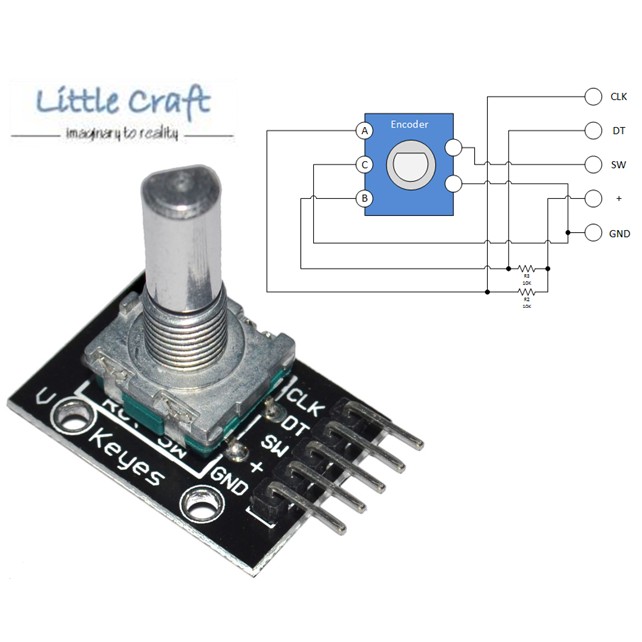 Энкодер ардуино схема