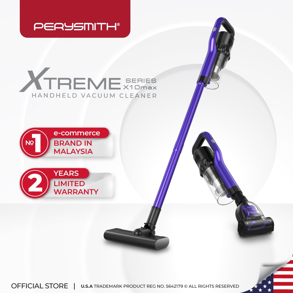 PerySmith Handheld Vacuum Cleaner Xtreme Series X10 Max (1000W ...