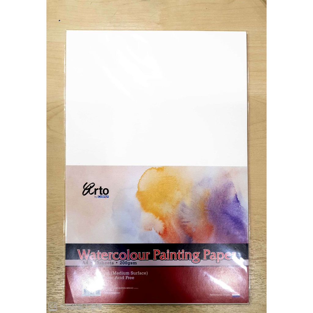 CR36344A4 200gsm Arto Watercolour Painting Paper Shopee Malaysia
