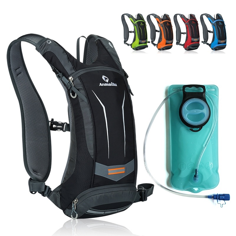 Anmielu 8L Sports Water Bag Waterproof Cycling Bicycle Bike Backpack Outdoor Camping Hiking Climbing Bag Hydration Backpack with 2L Water Bladder