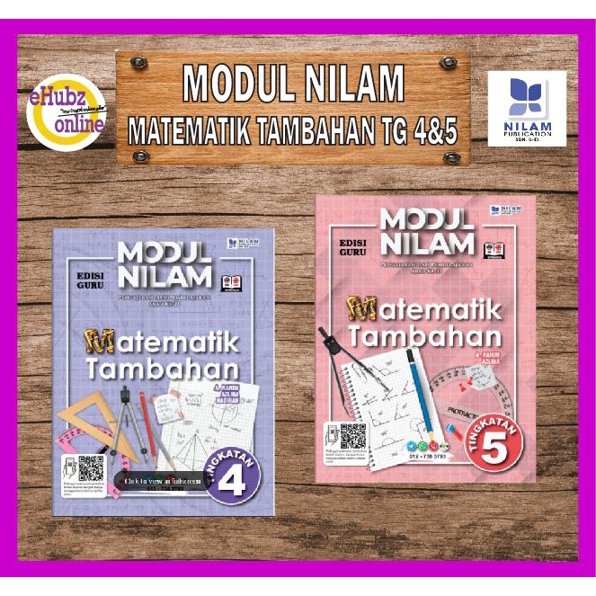 Ehubz Modul Nilam Pengajaran Dan Pembelajaran Abad Ke 21 Matematik Tambahan Dwibahasa Tingkatan 4 5 Nilam 2022 Shopee Malaysia