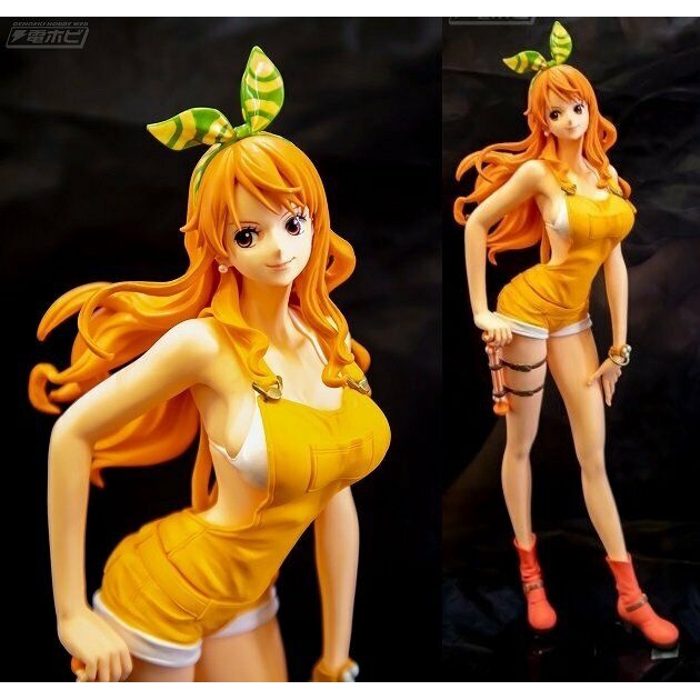 Banpresto One Piece Stampede Movie Glitter Glamours Nami Yellow Shopee Malaysia