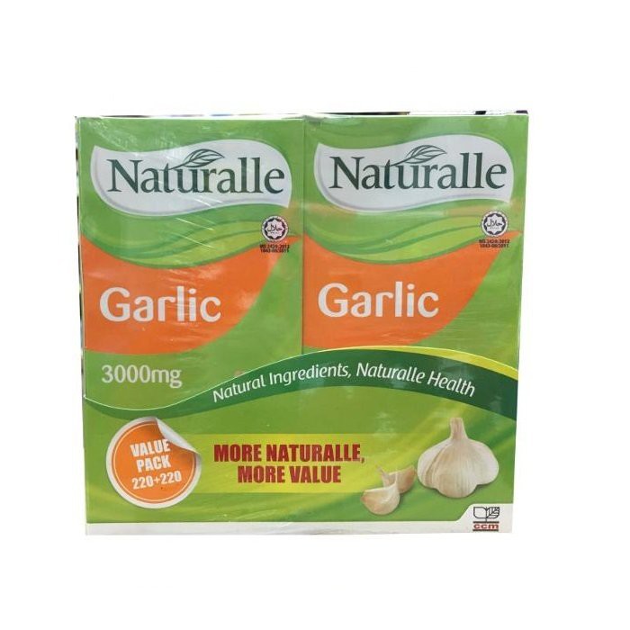 (Original) Naturalle Garlic Oil 3000mg Softgel (2X220's) Shopee Malaysia