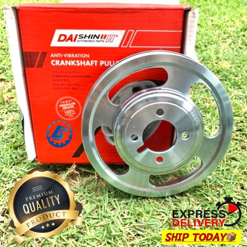 DAISHIN CRANKSHAFT PULLEY PROTON WIRA VDO SAGA Iswara 12V Satria (light