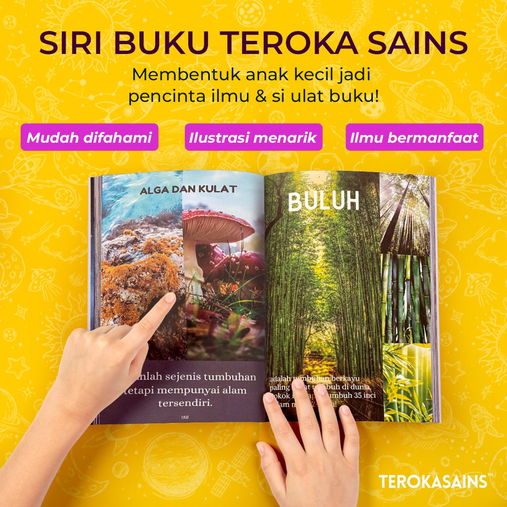 Ready Stock Free Shipping Teroka Sains 1 Teroka Sains 2 Teroka Sains 3 Buku Fakta Sains Bergambar 100 Berwarna Shopee Malaysia