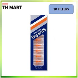 Super 25 Mini Filter 10 Disposable Cigarette Filters