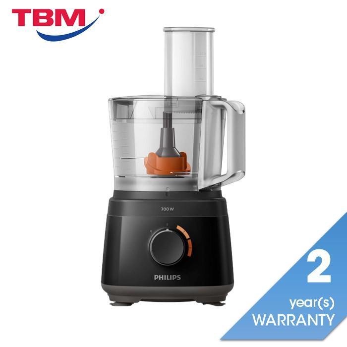 Philips HR7320/11 Food Processor 700W, 2In1 Disc, 19 Functions (Black