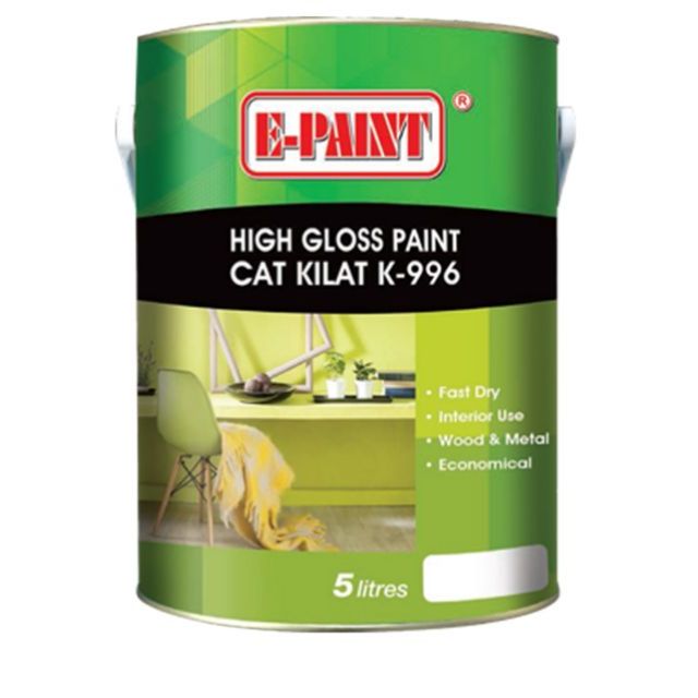 (5 Liter) KTH K966 High Gloss Paint (Wood & Paint) Shopee Malaysia