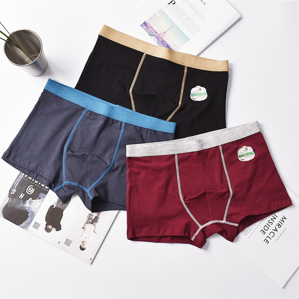 pure cotton boxer shorts