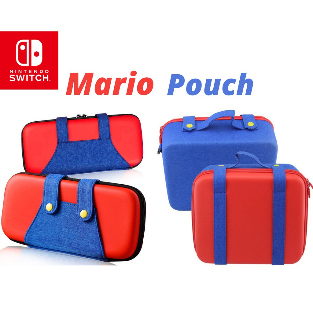 Nintendo Switch Mario Design Hard Carry Case Travel Tough Eva Pouch Storage Bag Shopee Malaysia