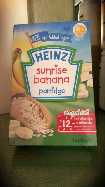 heinz sunrise banana porridge