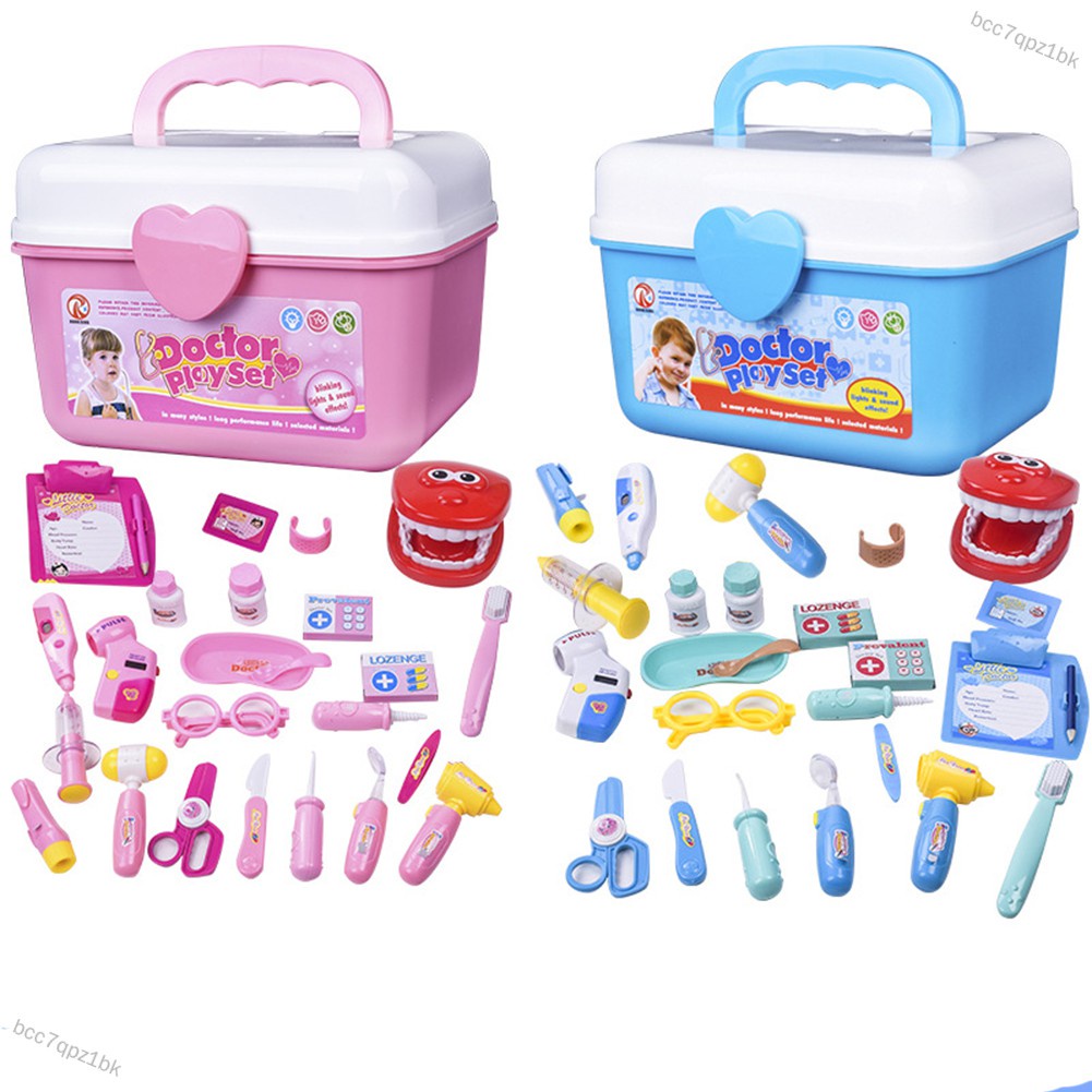 Set Mainan Doktor Gigi 25pcs Kids Simulation Dentist Box Toys Set Funny ...