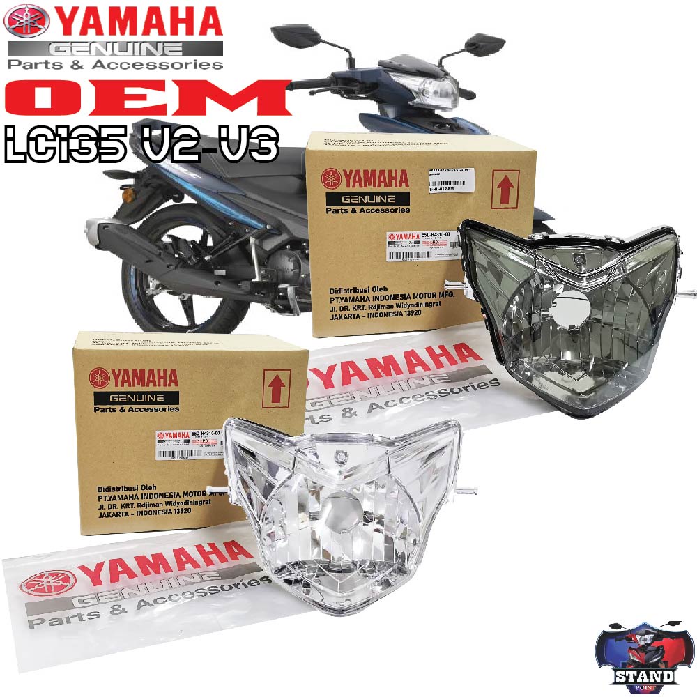 YAMAHA HEAD LAMP LC135 NEW LC 135 V2 V3 V4 V5 V6 V7 TINTED / CLEAR