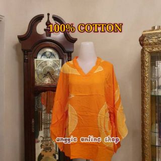  BAJU  ATASAN BLOUSE  TANGAN PANJANG COTTON  SELESA PAKAI KAIN  