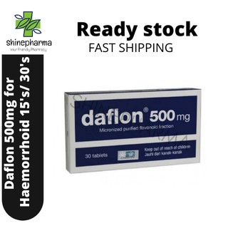 Daflon 500mg ubat BUASIR , buasir berdarah, bengkak Hemorid daflon