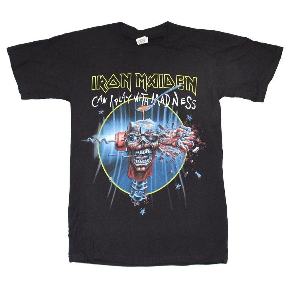 iron maiden can i play with madness shirt