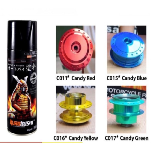 [100 ORIGINAL] SAMURAI CANDY TONE SPRAY PAINT 400ML Shopee Malaysia