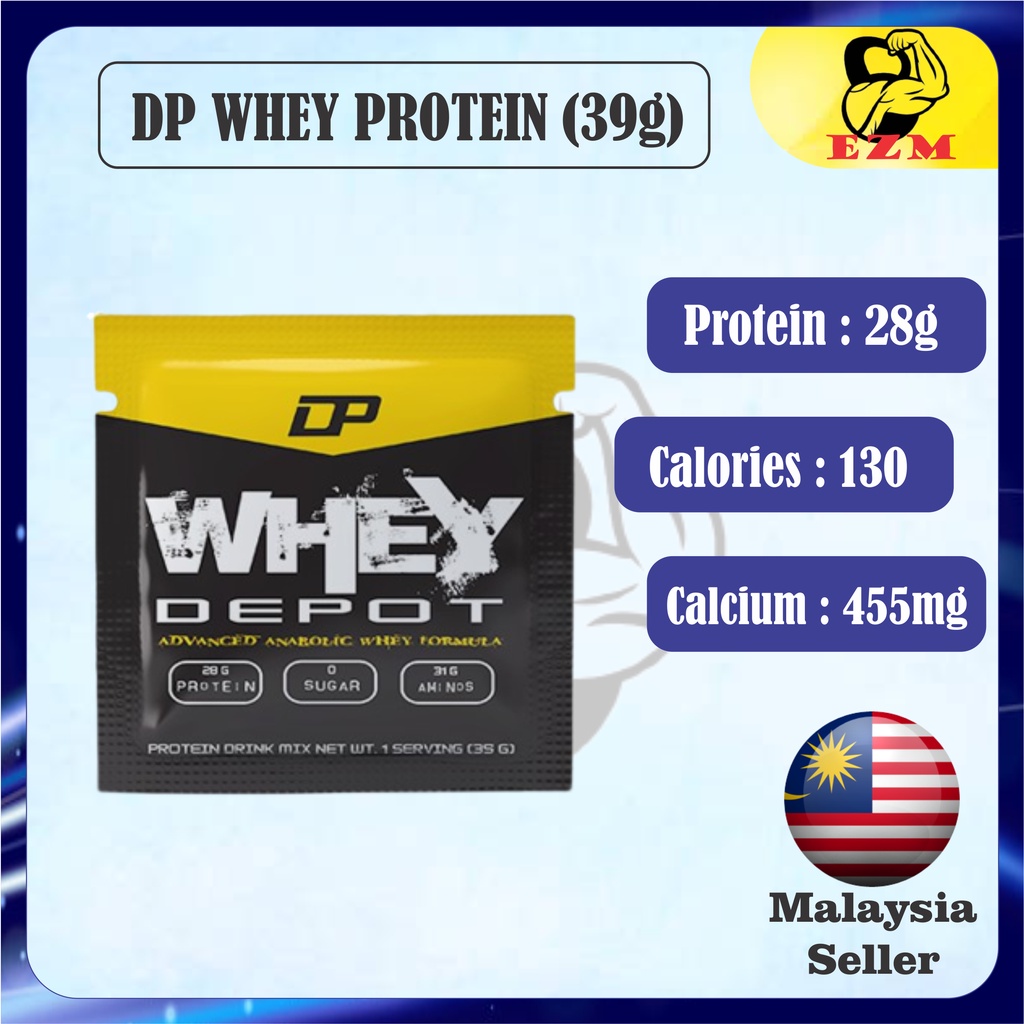 * KL Ready Stock * Whey Protein DP Whey Depot sachet ( HALAL TESTED ) Serbuk Protein Powder 蛋白粉
