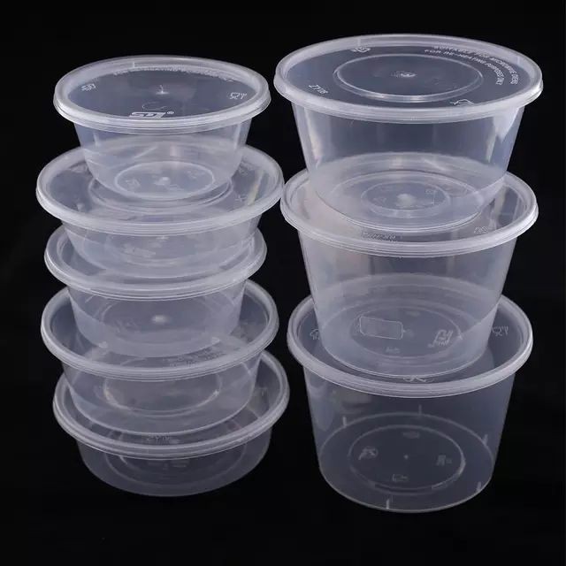 Round Container Plastic (10pcs) 10oz 12oz 16oz 25oz 225cc Bekas Bulat