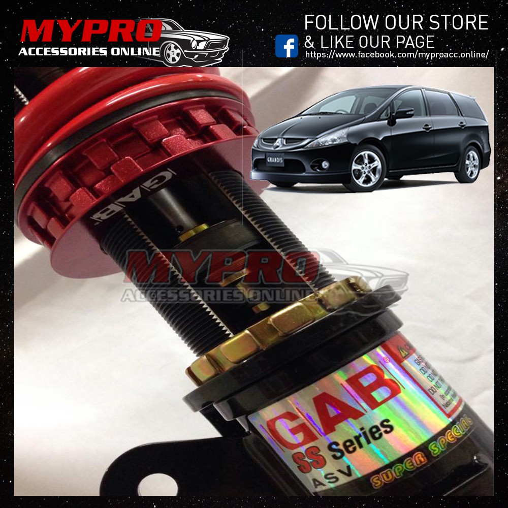 Best Mitsubishi Grandis Space Wagon 2003 Gab Ss Series Hi Lo Soft Hard Adjustable Absorber Suspension Shopee Malaysia