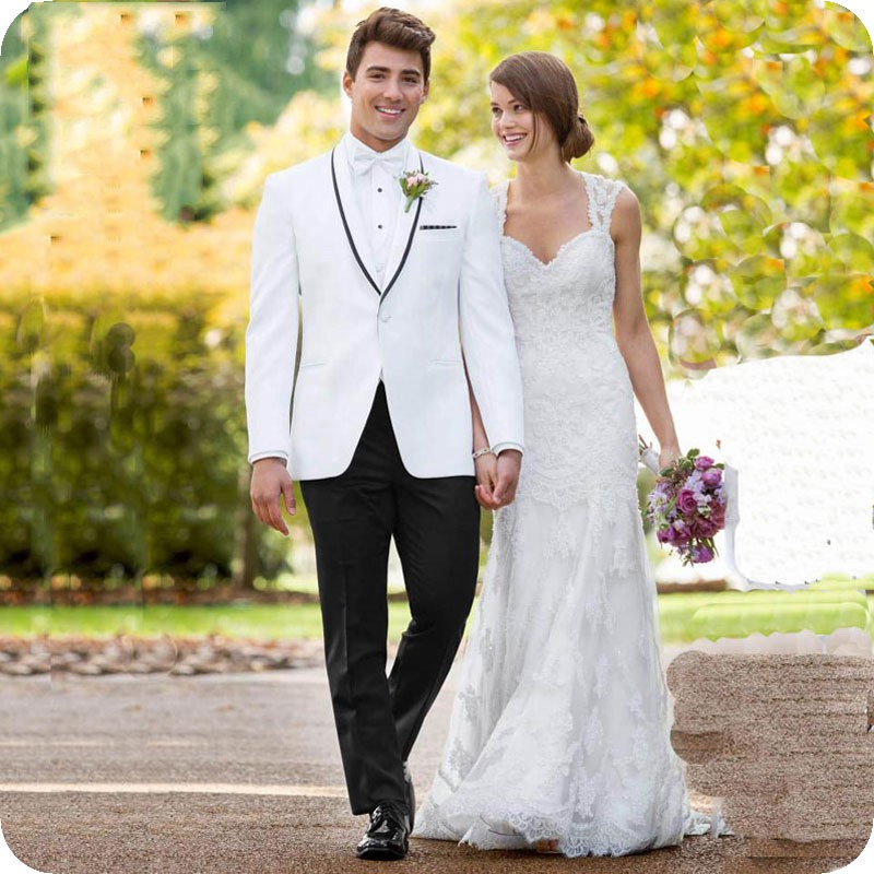 white dress for groom