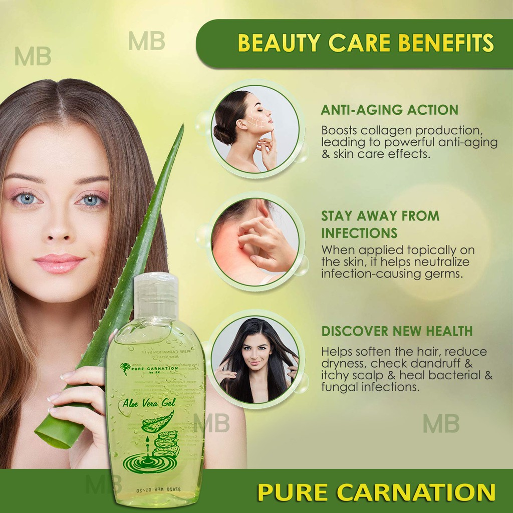 READY STOCK Aloe Vera Soothing Gel / Moisturizer/ 100ml/ Natural ...