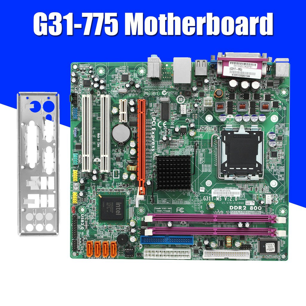 NEW Intel G31 LGA 775 Socket DDR2 MicroATX Computer 