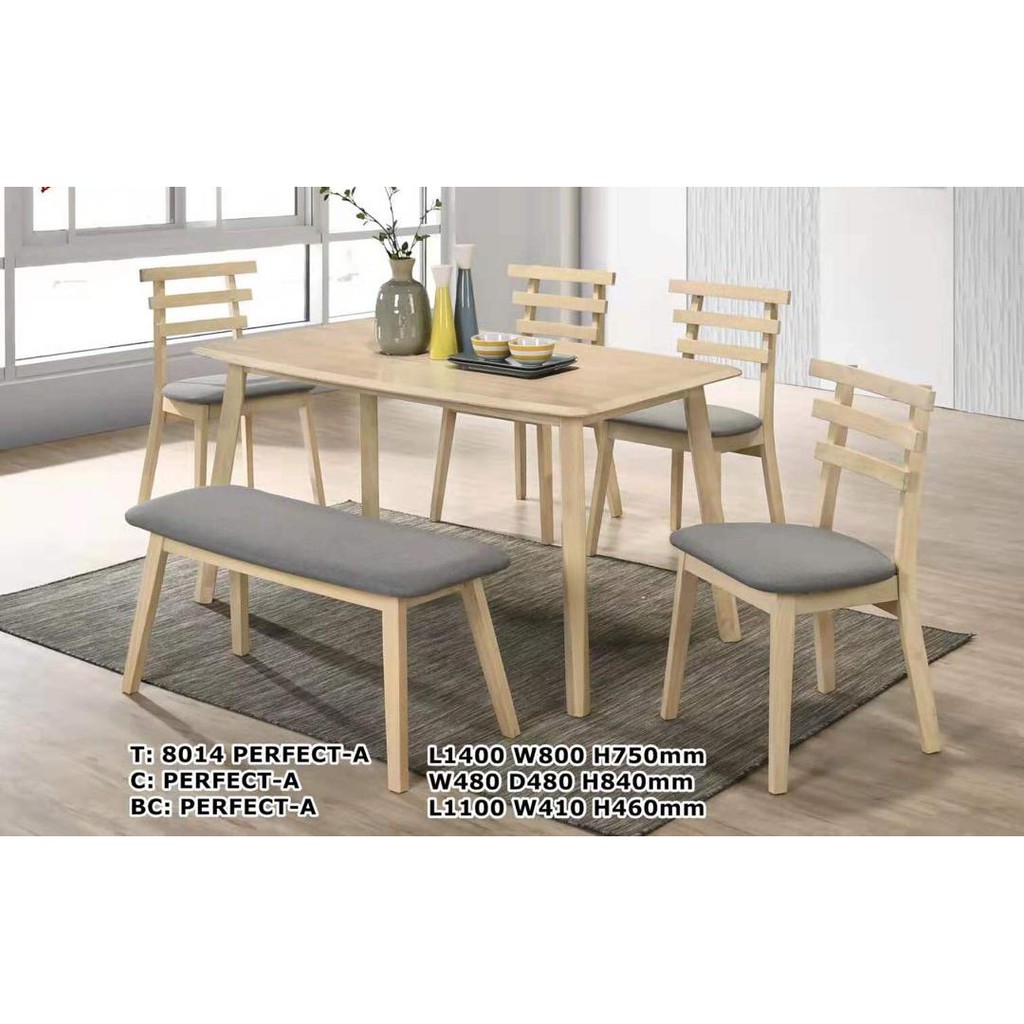 Perfect 6 Seater Dining Set Set Meja Makan Shopee Malaysia