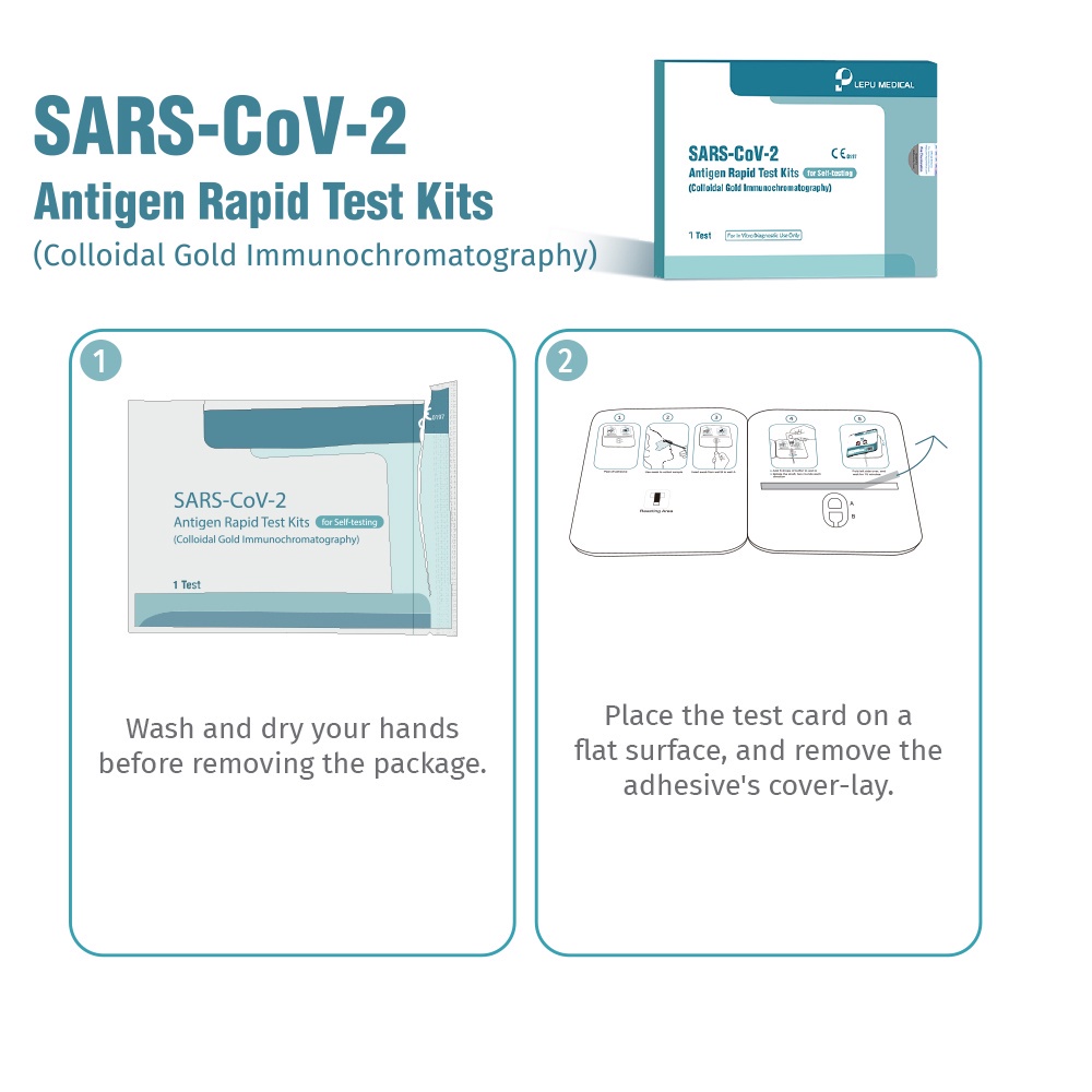 LEPU Medical Covid-19 RTK Test Kit (Nasal Swab) 1s #3