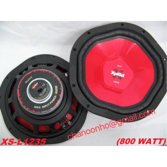 sub sony xplod 1200w