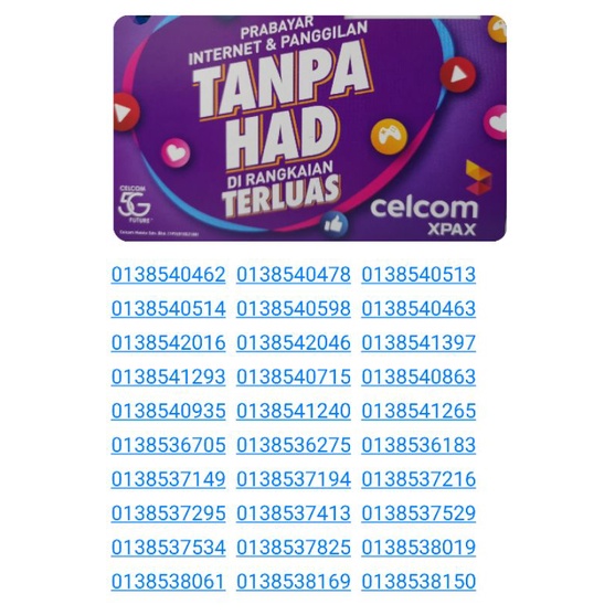 Buy Unlimited Internet Call Plan Celcom Xpax Simpack Seetracker Malaysia