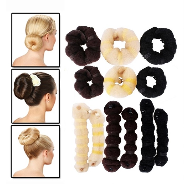2pcs Large Small Casual Hair Elegant Magic Style Hot Buns