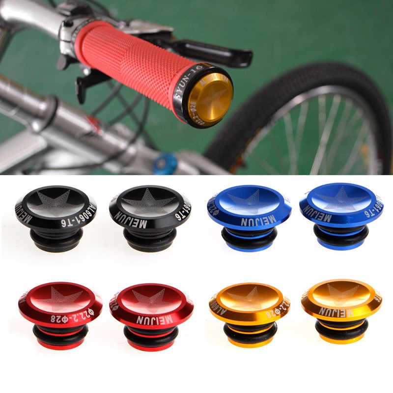 mtb grip end caps
