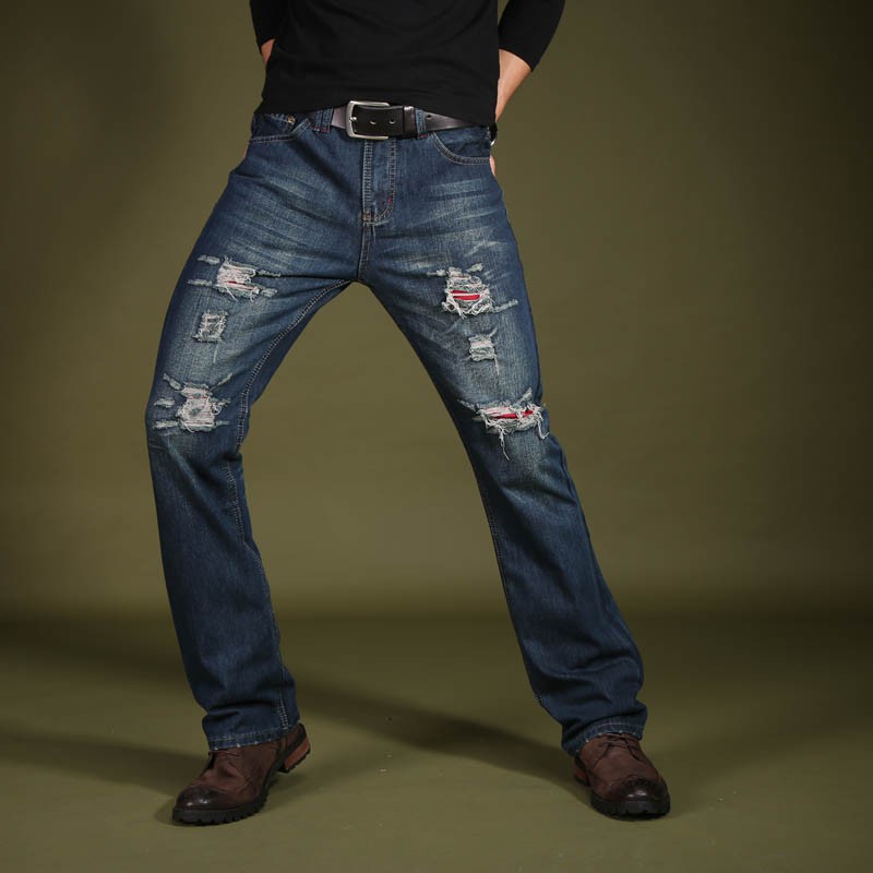 bell bottom jeans with holes