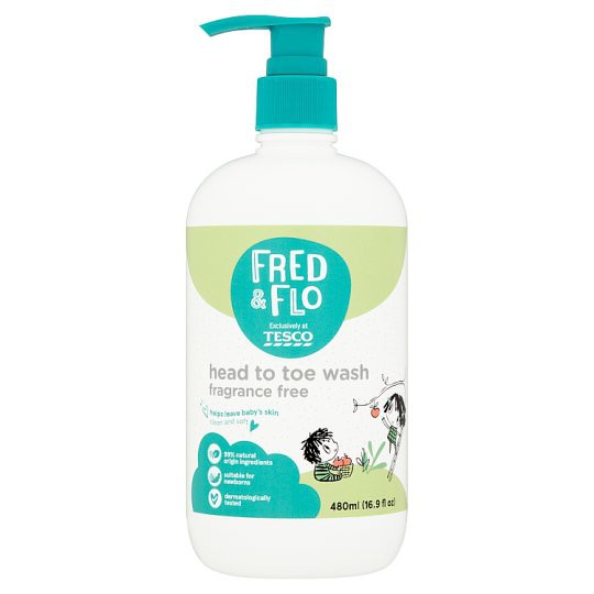 tesco baby bath wash