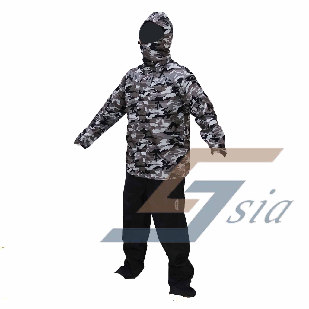GIVI Camouflage Rainsuit 01 (Grey)