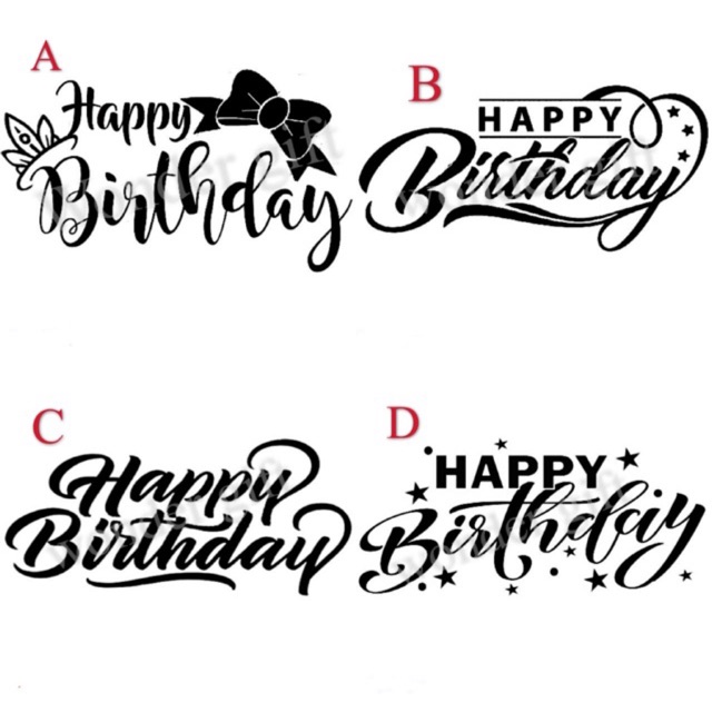 A4 STICKER BALLOON BUBBLE / BOBO STICKER happy birthday | Shopee Malaysia