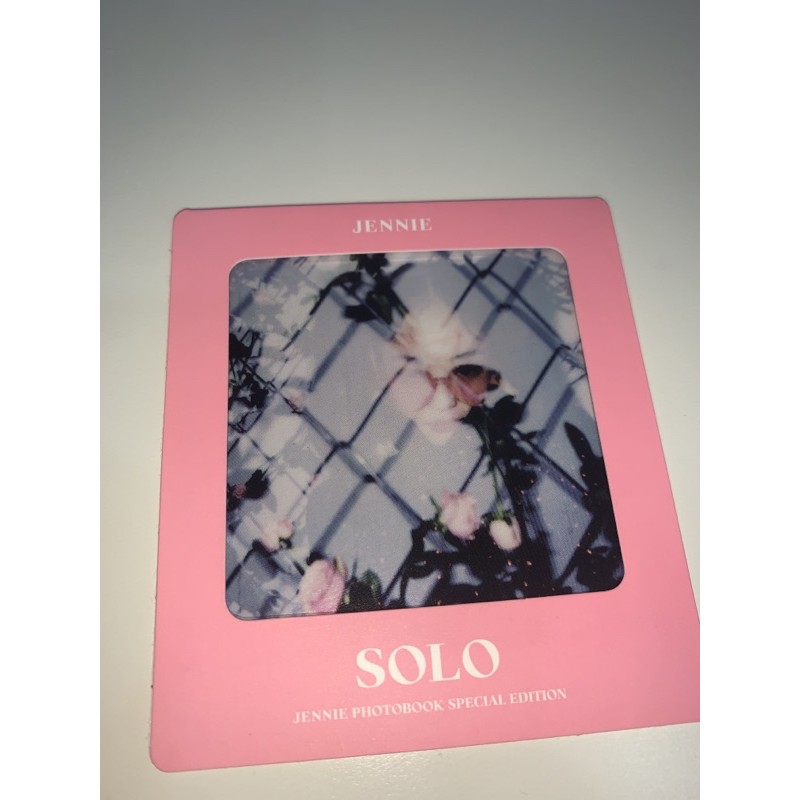 Blackpink Jennie polariod photocard solo album debut special edition ...