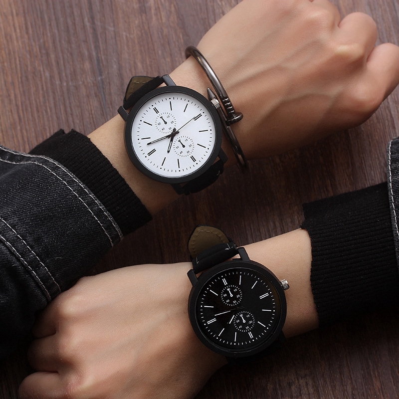 Jam Tangan Couple Korean Fashion Simple Couple Watch Retro Watch Women S Watch Shopee Malaysia