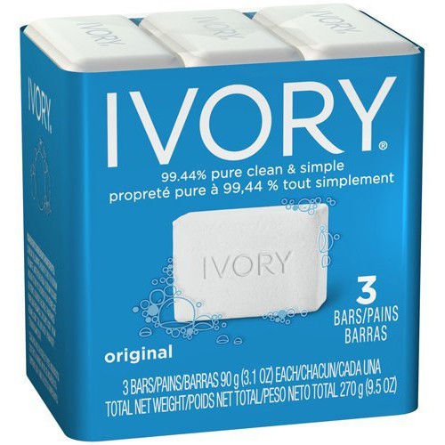 Ivory Soap 3 Pc Floating Soap Low Base Not To Hurt The Skin Mild
