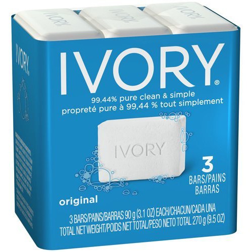 Ivory Soap 3 Pc Floating Soap Low Base Not To Hurt The Skin Mild 