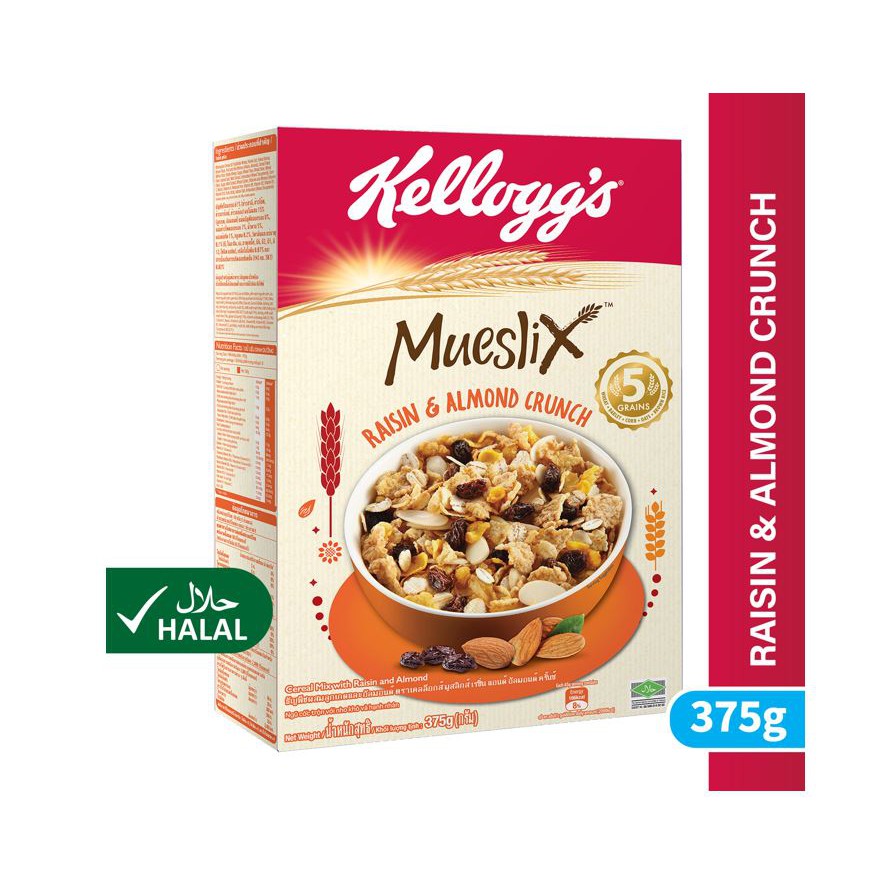 Kellogg's Mueslix Raisin & Almond (375g) Shopee Malaysia