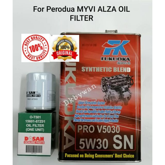 FUKUOKA PRO V5030 5W30 SEMI SYNTHETIC ENGINE OIL (4LITRE 