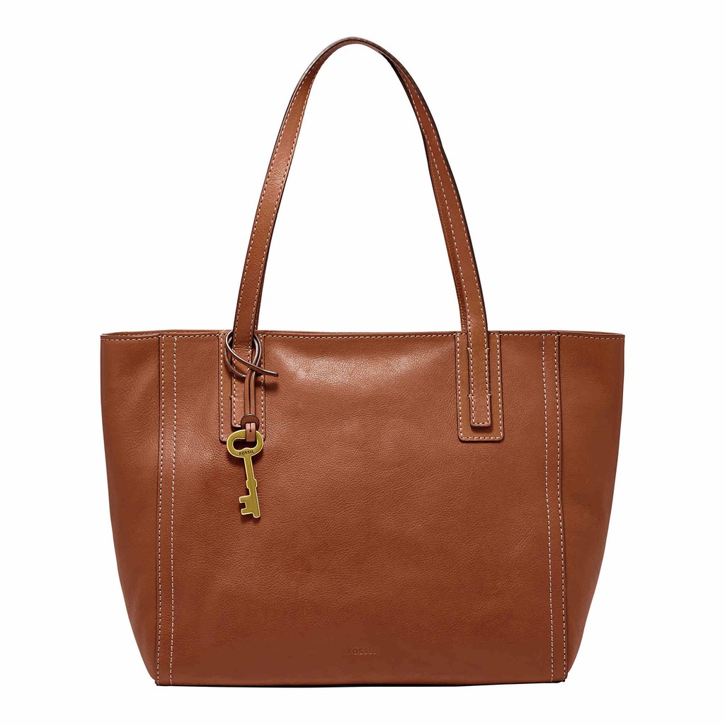 fossil tan handbag