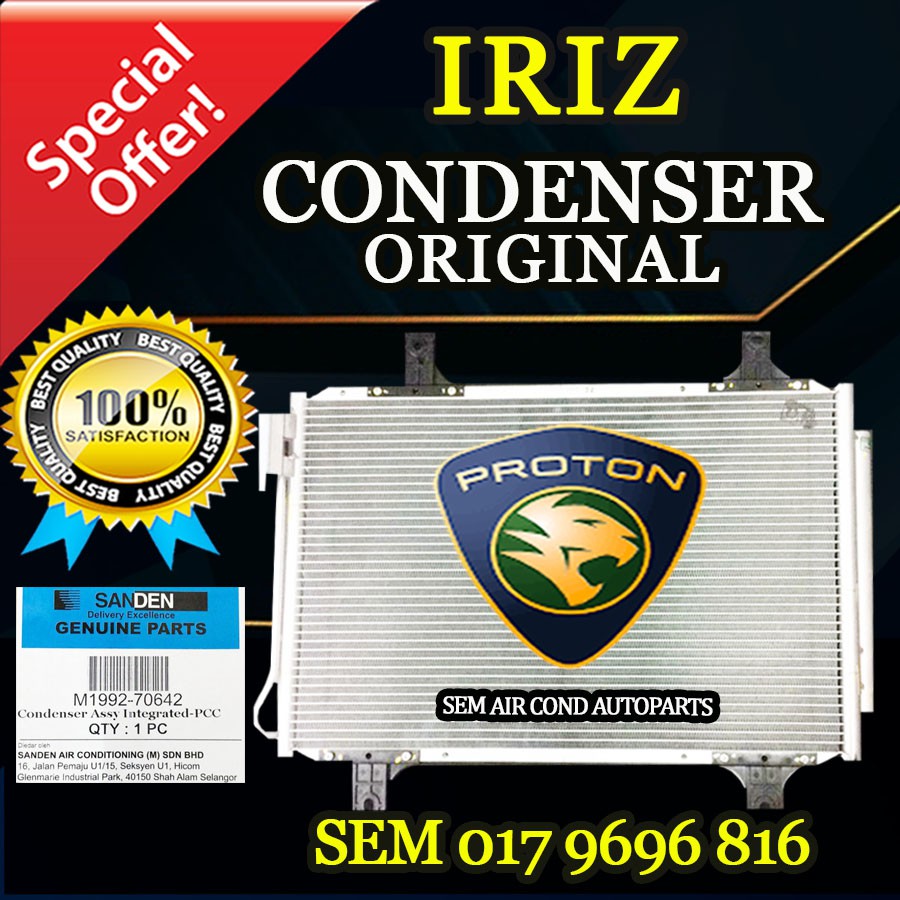 PROTON IRIZ ORIGINAL SANDEN SD CONDENSER/ KONDENSER (CAR AIRCOND SYSTEM