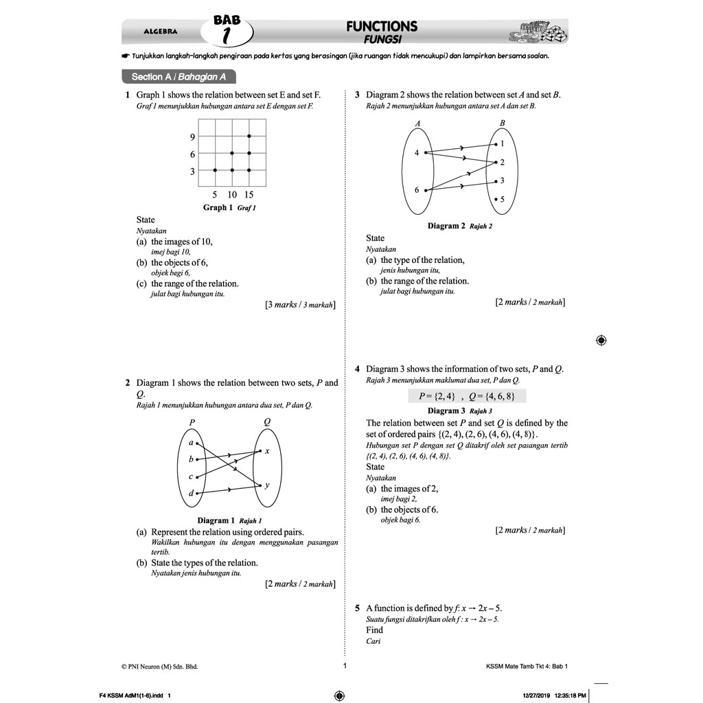 Riang Belajar Kssm Matematik Tambahan Tingkatan 4 Shopee Malaysia